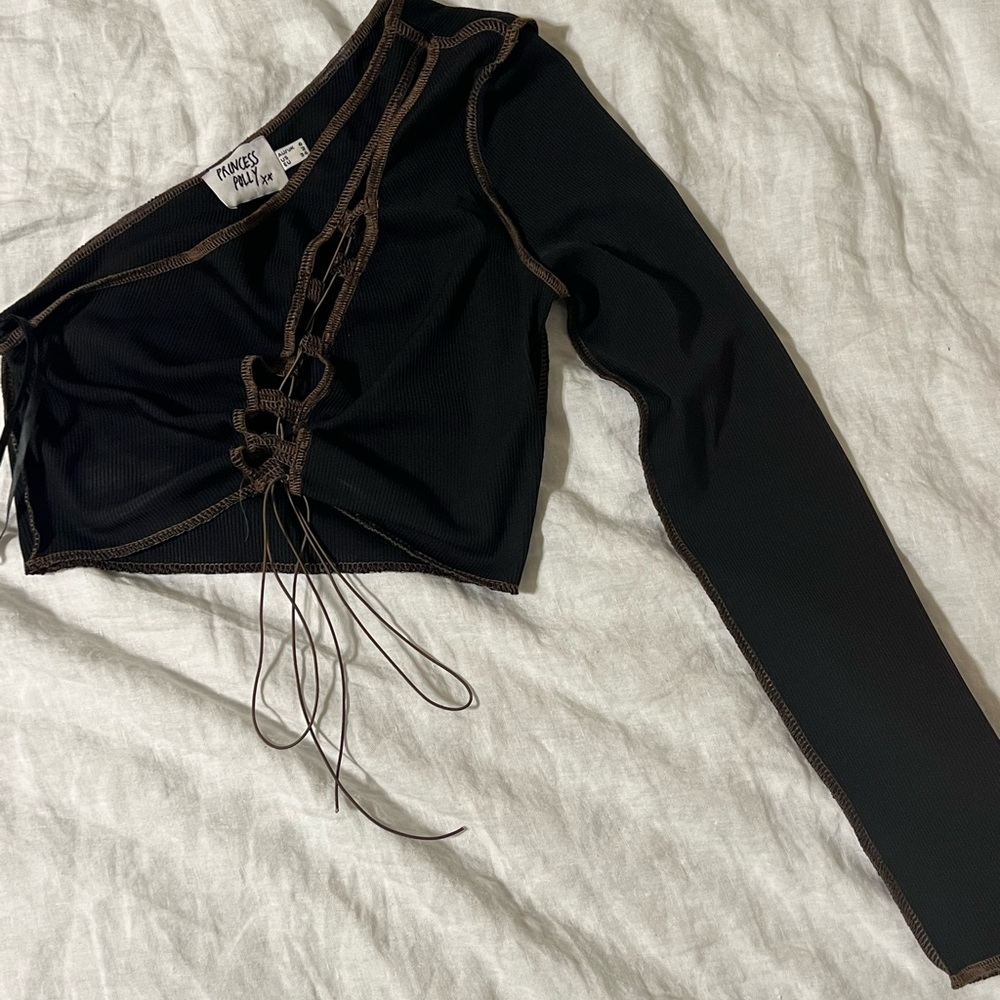 Princess Polly one arm crossed top worn once